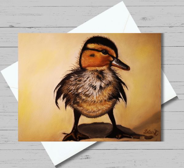 Duckling greeting card