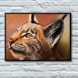 Lynx print based on an original artwork