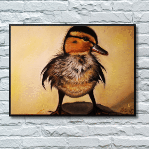 Duckling print based on an original artwork